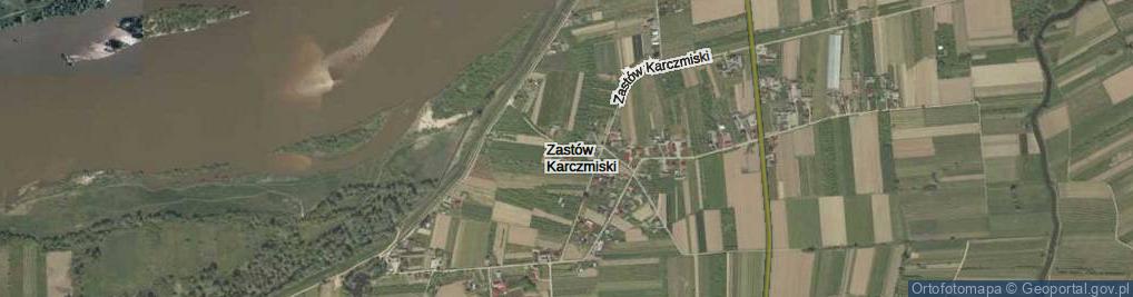 Zdjęcie satelitarne Zastów Karczmiski ul.